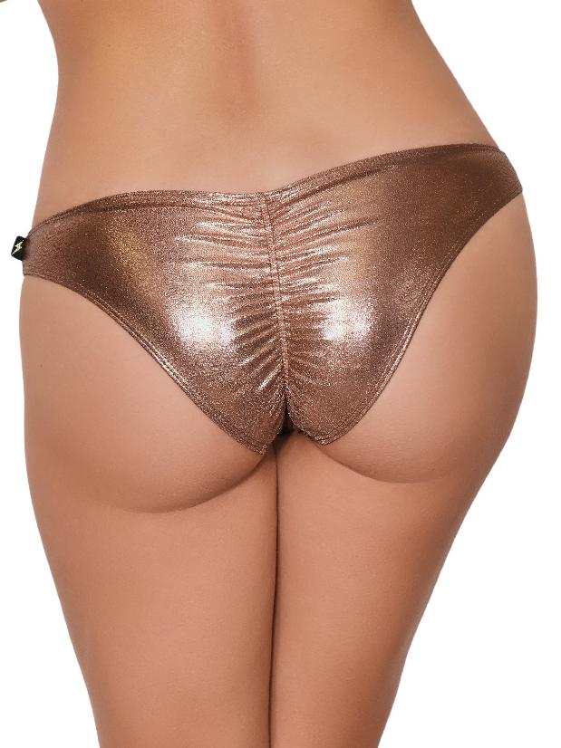 Cleo The Hurricane Rose Gold Scanty Pants