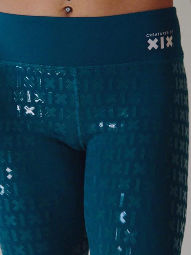 CXIX Gecko Grip Leggings -Teal