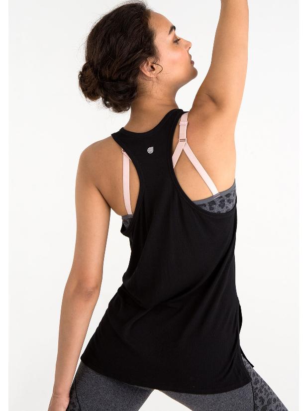 Jilla Active Midsummer Bamboo Tank - Black