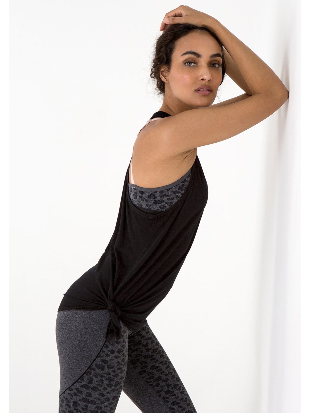 Jilla Active Midsummer Bamboo Tank - Black