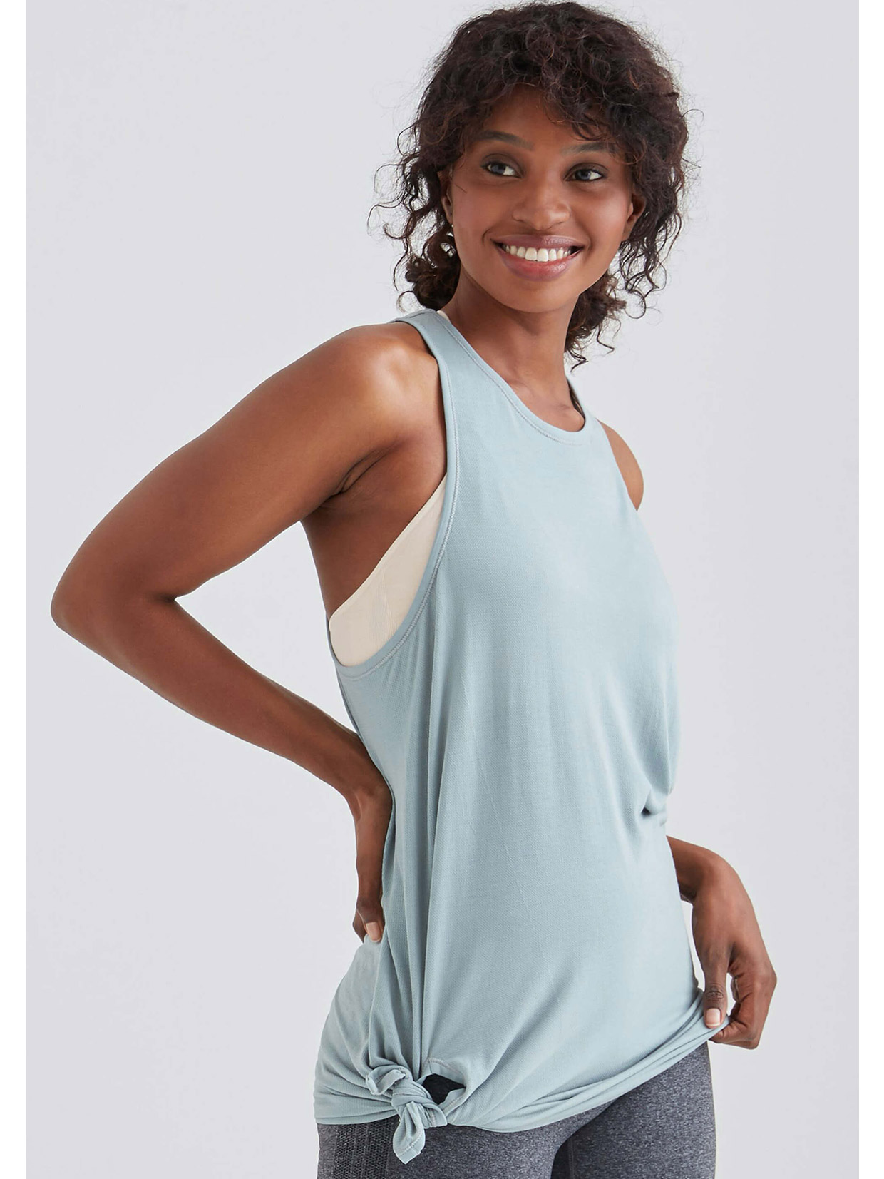 Jilla Active Midsummer Bamboo Tank - Mint