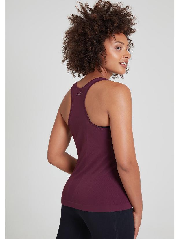 Jilla Active Sweat And Engage Training Vest - Wine