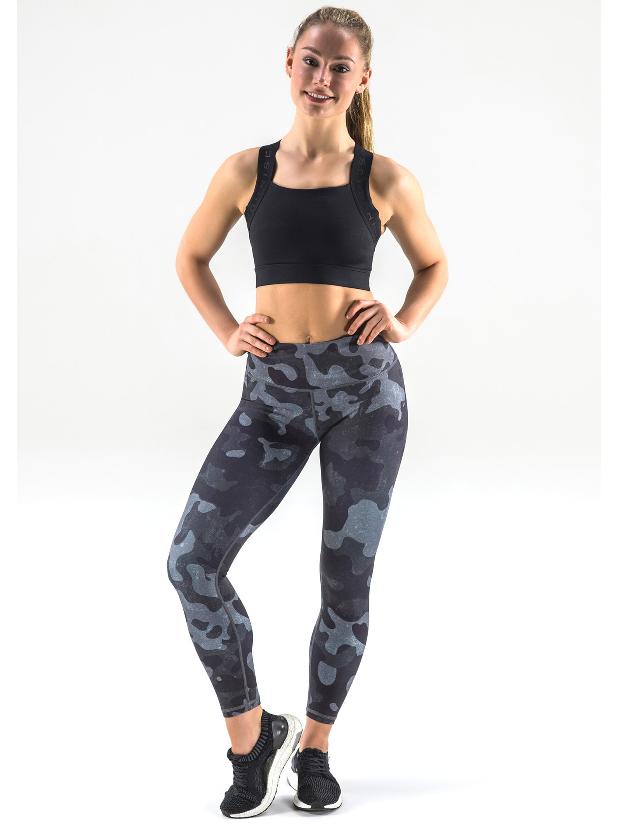 Born Nouli Grigio Camo Leggings