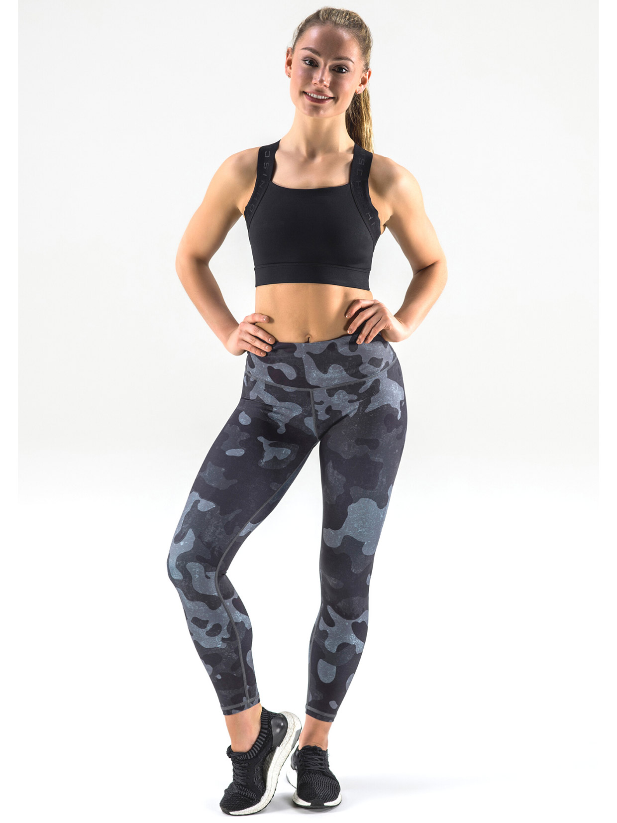 Born Nouli Grigio Camo Leggings