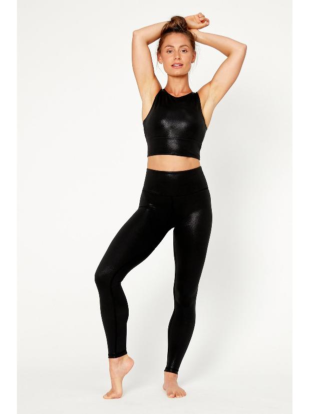 Born Nouli Gleam Black Gloss Leggings