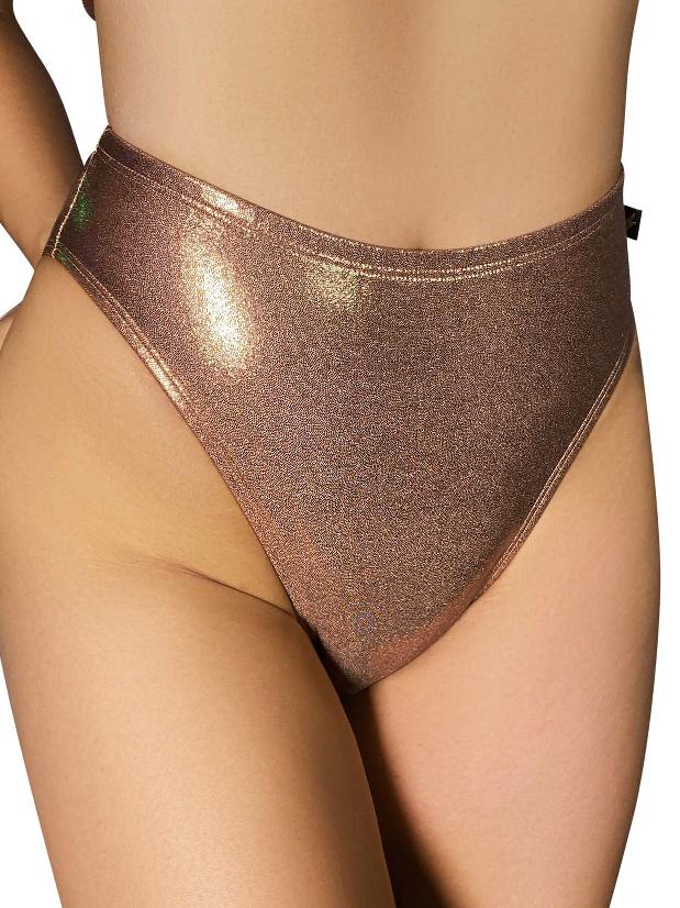 Cleo The Hurricane Rose Gold High Rider Hot Pants