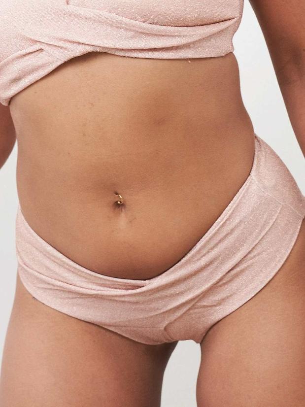 Lunalae Paris Low Waist Bottoms - Rosé