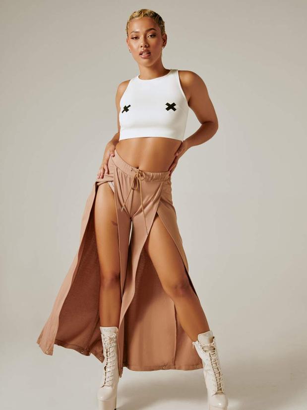 Creatures Of XIX XX Crop Top - White