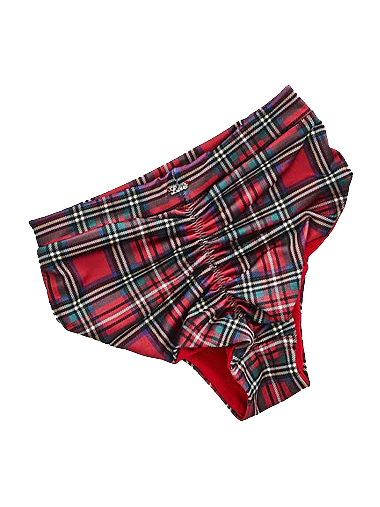 Sapphire Hot Pants - Royal Tartan High 