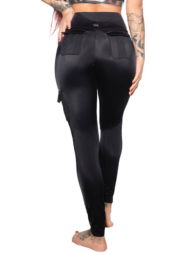 Wink Valencia Eco Cargo Leggings - Black