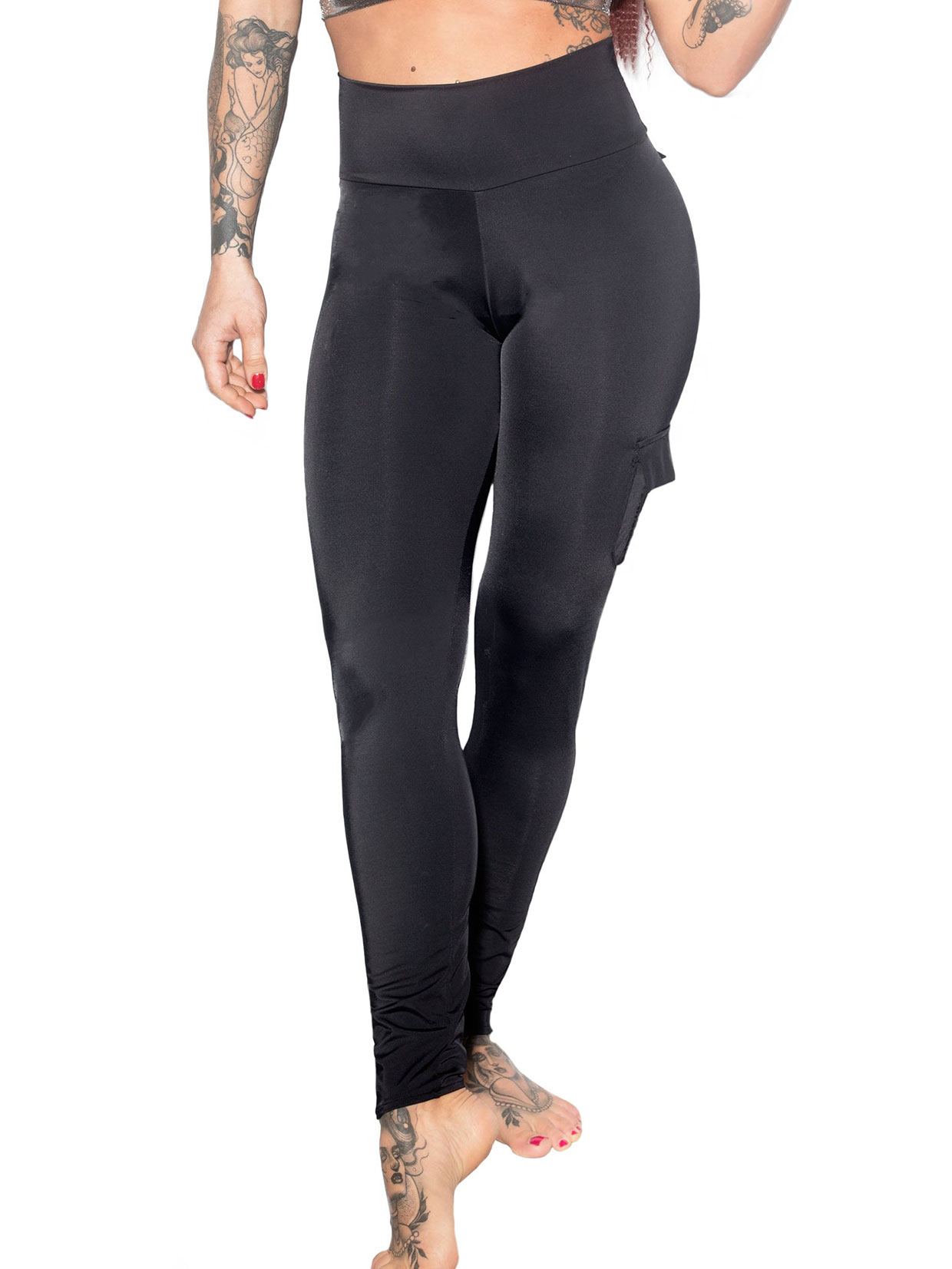 Wink Valencia Eco Cargo Leggings Black
