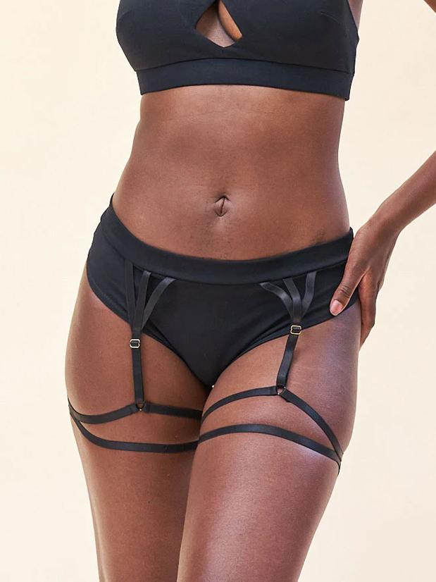 Lunalae Olivia Low Waist Bottoms - Recycled Black