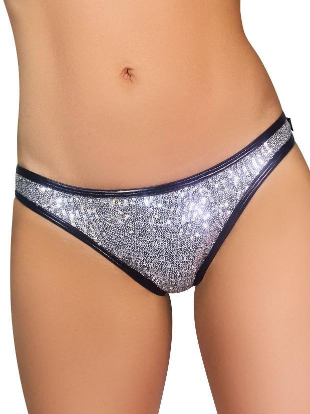 Cleo The Hurricane Skimpy Pants - Mirrorball Silver Sequin