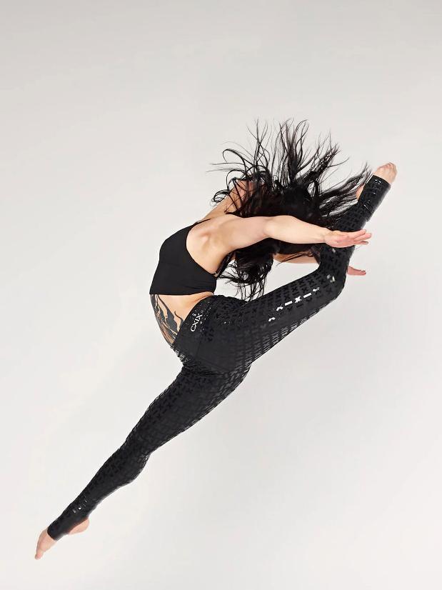 CXIX Gecko Grip Leggings - Black Waistband Grip